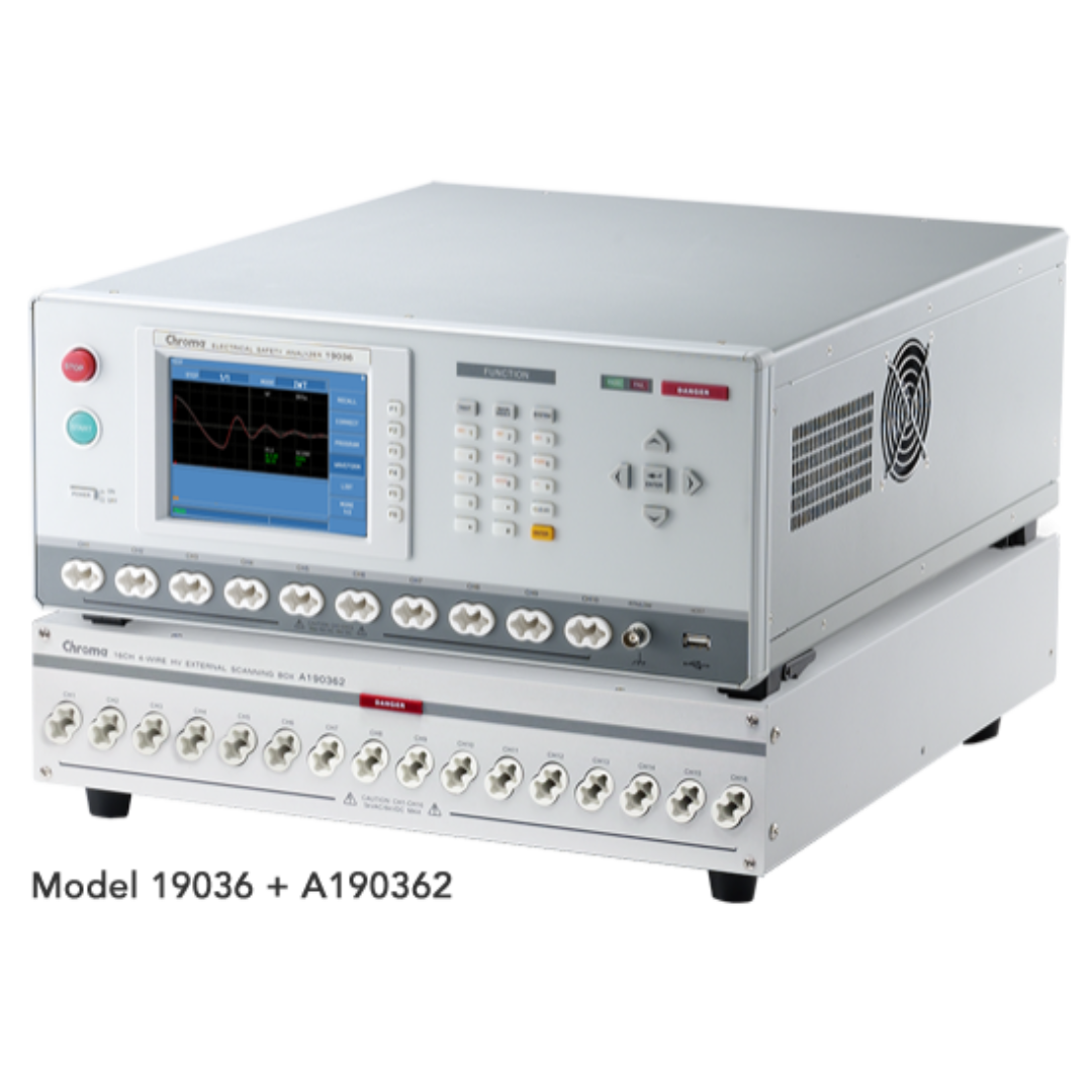 Chroma 19036 (2) Wound Component EST Analyzer Model 19036