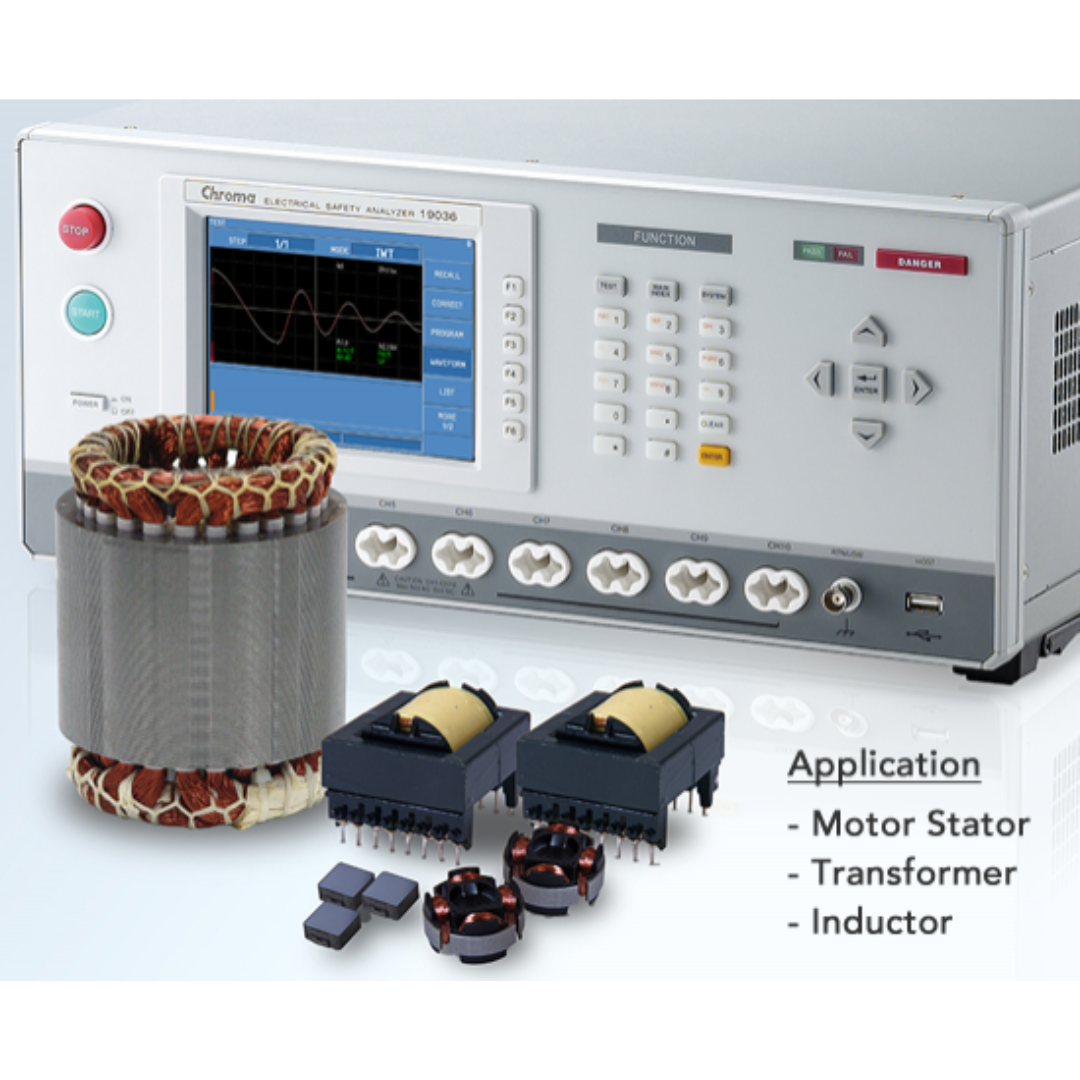 Chroma 19036 (3) Wound Component EST Analyzer Model 19036