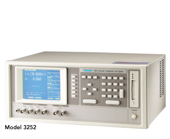 Transformer Test System 3 Chroma Transformer Test System 3250/3252/3302 - 3